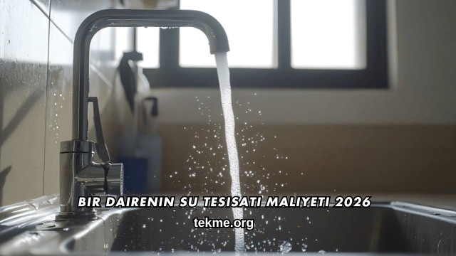 Bir Dairenin Su Tesisatı Maliyeti 2026