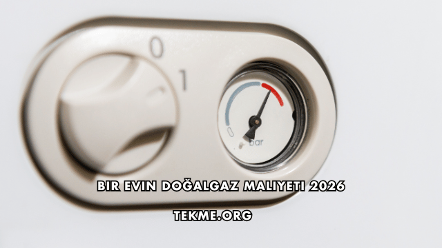 Bir Evin Doğalgaz Maliyeti 2026