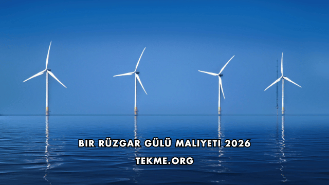Bir Rüzgar Gülü Maliyeti 2026