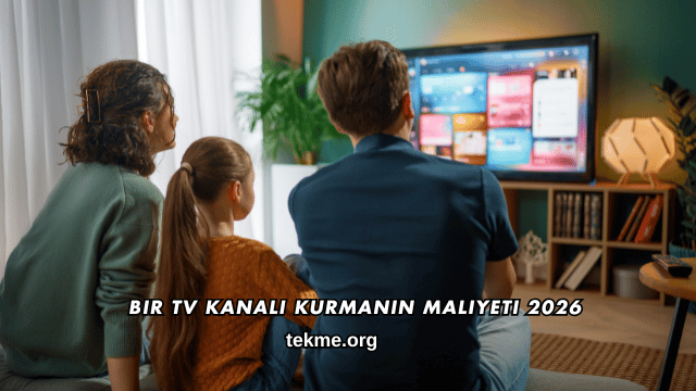 Bir TV Kanalı Kurmanın Maliyeti 2026