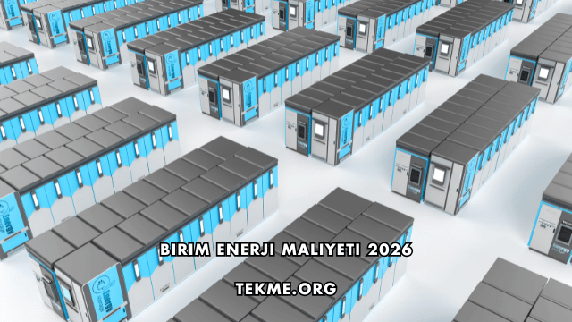 Birim Enerji Maliyeti 2026