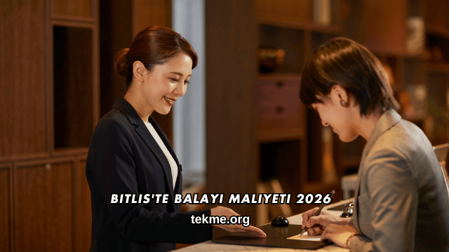 Bitlis'te Balayı Maliyeti 2026