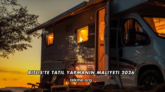 Bitlis'te Tatil Yapmanın Maliyeti 2026