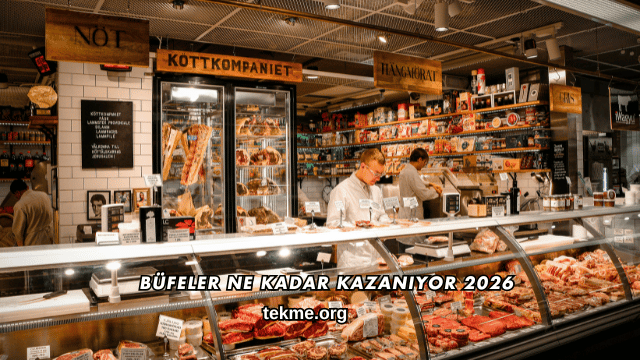 Büfeler Ne Kadar Kazanıyor 2026