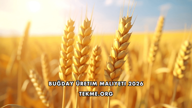 Buğday Üretim Maliyeti 2026