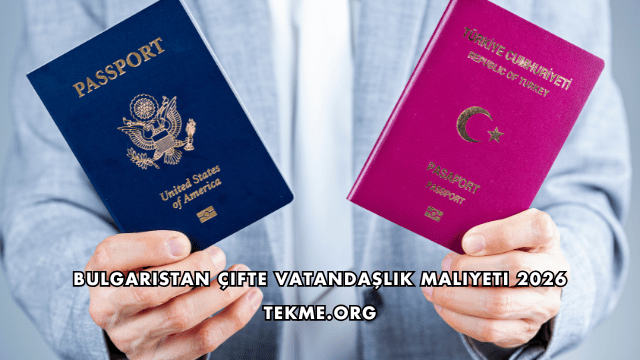 Bulgaristan Çifte Vatandaşlık Maliyeti 2026