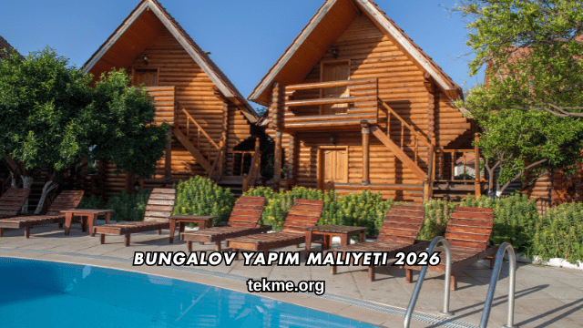 Bungalov Yapım Maliyeti 2026