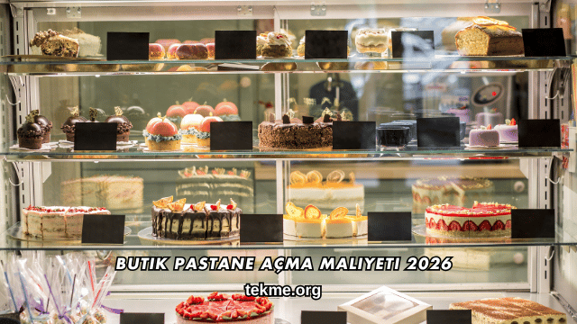 Butik Pastane Açma Maliyeti 2026