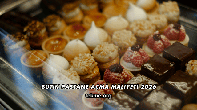 Butik Pastane Açma Maliyeti 2026