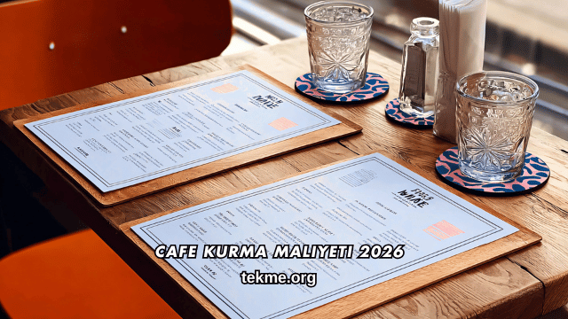 Cafe Kurma Maliyeti 2026