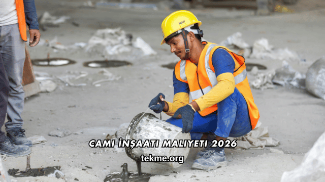 Cami İnşaatı Maliyeti 2026