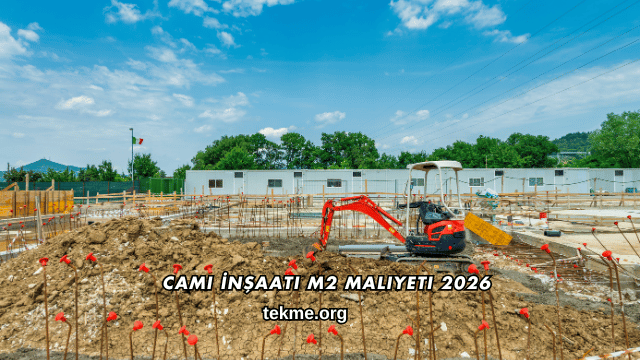 Cami İnşaatı m2 Maliyeti 2026
