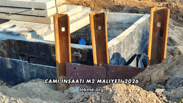 Cami İnşaatı m2 Maliyeti 2026