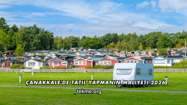 Çanakkale'de Tatil Yapmanın Maliyeti 2026