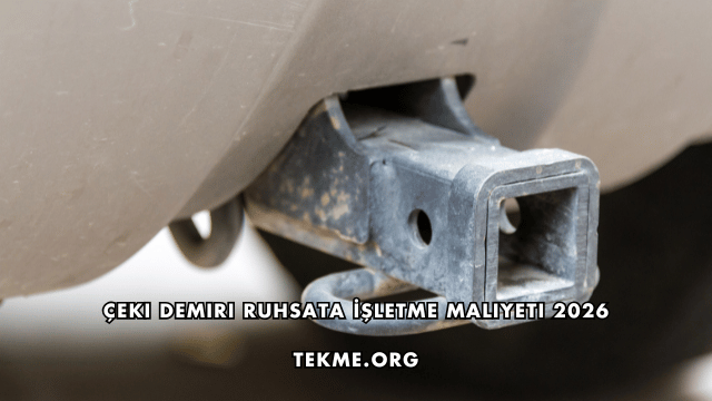 Çeki Demiri Ruhsata İşletme Maliyeti 2026