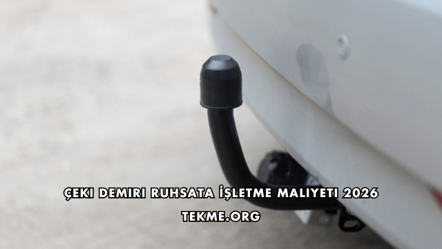Çeki Demiri Ruhsata İşletme Maliyeti 2026