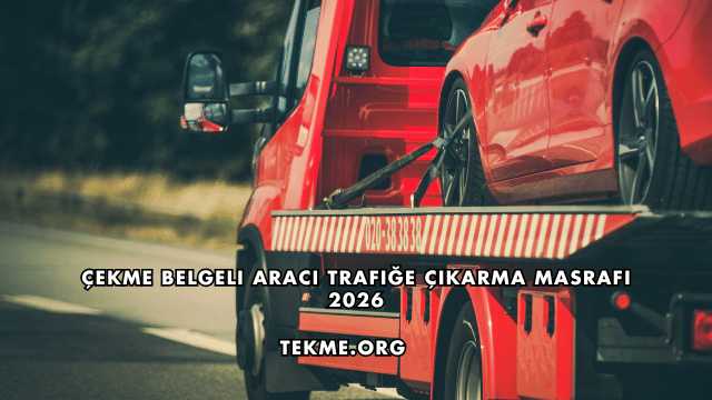 Çekme Belgeli Aracı Trafiğe Çıkarma Masrafı 2026