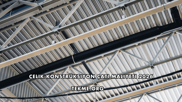 Çelik Konstrüksiyon Çatı Maliyeti 2026