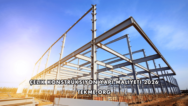 Çelik Konstrüksiyon Yapı Maliyeti 2026