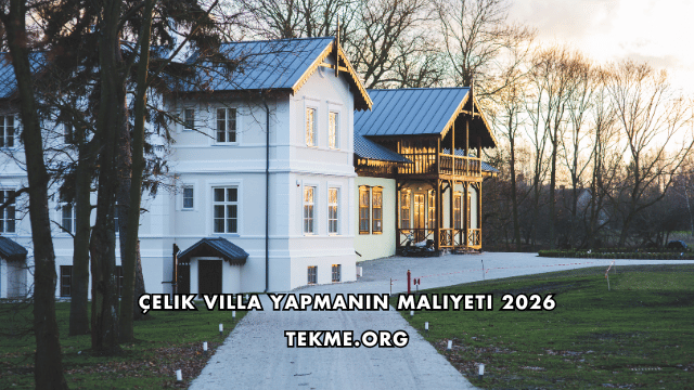 Çelik Villa Yapmanın Maliyeti 2026