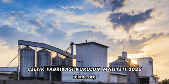 Çeltik Fabrikası Kurulum Maliyeti 2026