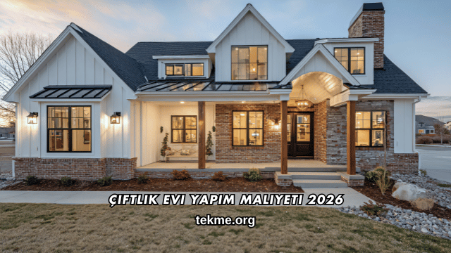 Çiftlik Evi Yapım Maliyeti 2026