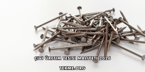 Çivi Üretim Tesisi Maliyeti 2026