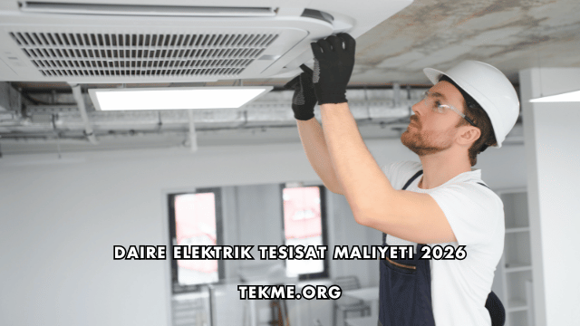 Daire Elektrik Tesisat Maliyeti 2026