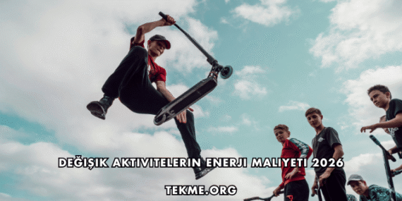 Değişik Aktivitelerin Enerji Maliyeti 2026