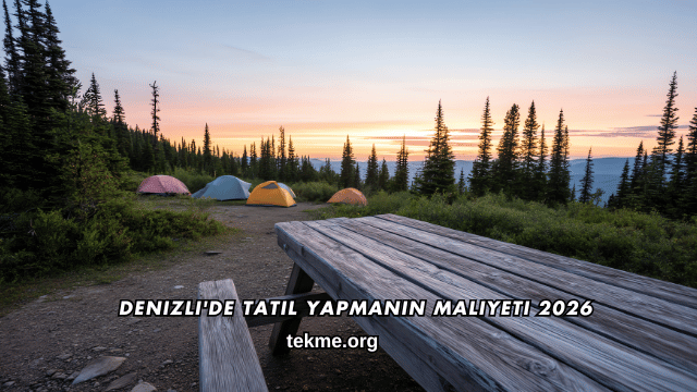 Denizli'de Tatil Yapmanın Maliyeti 2026