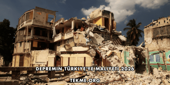 Depremin Türkiye’ye Maliyeti 2026