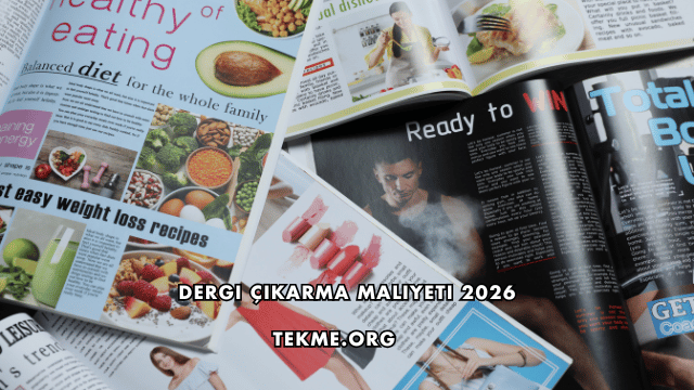 Dergi Çıkarma Maliyeti 2026