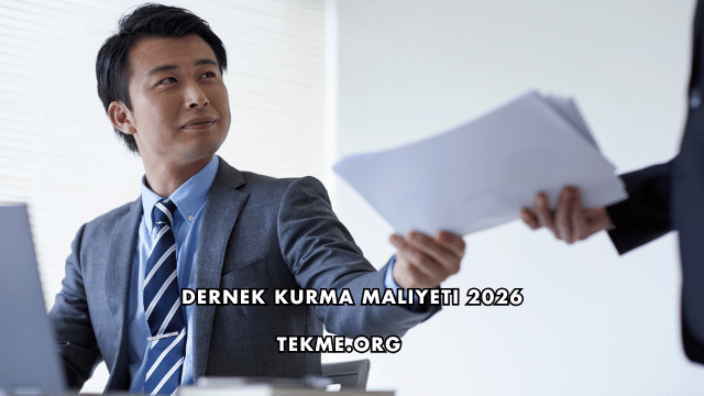 Dernek Kurma Maliyeti 2026