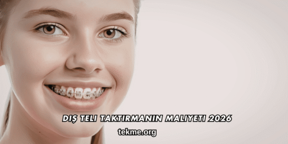 Diş Teli Taktırmanın Maliyeti 2026