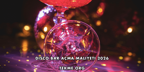 Disco Bar Açma Maliyeti 2026