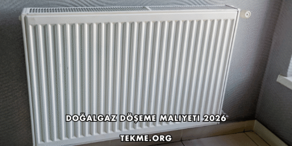 Doğalgaz Döşeme Maliyeti 2026