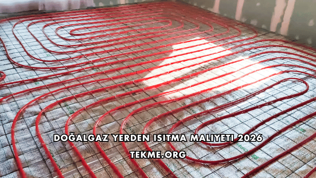 Doğalgaz Yerden Isıtma Maliyeti 2026