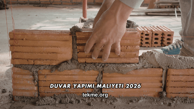 Duvar Yapımı Maliyeti 2026