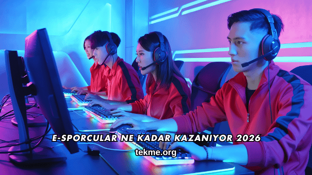 E-Sporcular Ne Kadar Kazanıyor 2026