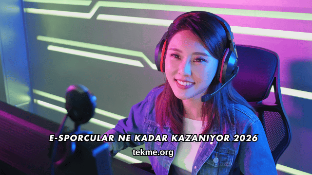 E-Sporcular Ne Kadar Kazanıyor 2026