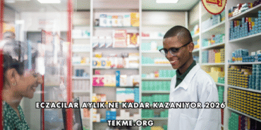 Eczacılar Aylık Ne Kadar Kazanıyor 2026