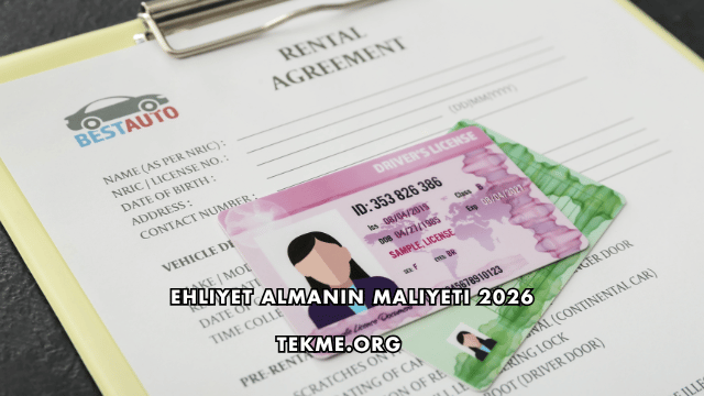 Ehliyet Almanın Maliyeti 2026