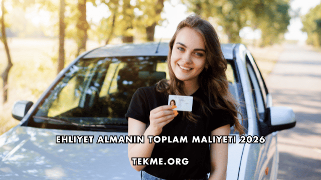 Ehliyet Almanın Toplam Maliyeti 2026