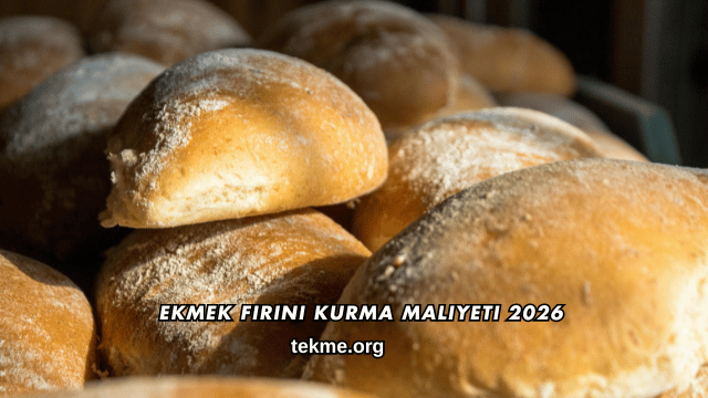 Ekmek Fırını Kurma Maliyeti 2026