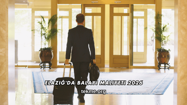Elazığ'da Balayı Maliyeti 2026