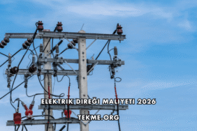 Elektrik Direği Maliyeti 2026