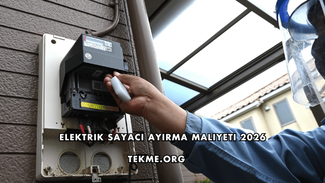 Elektrik Sayacı Ayırma Maliyeti 2026