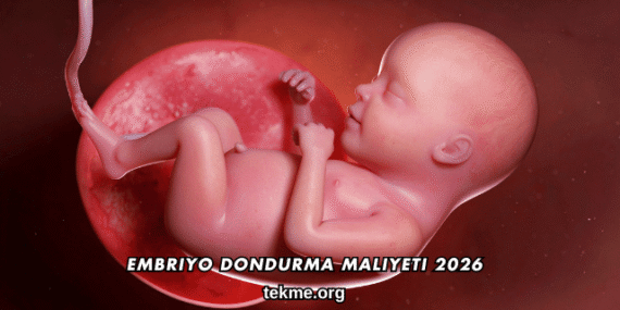 Embriyo Dondurma Maliyeti 2026