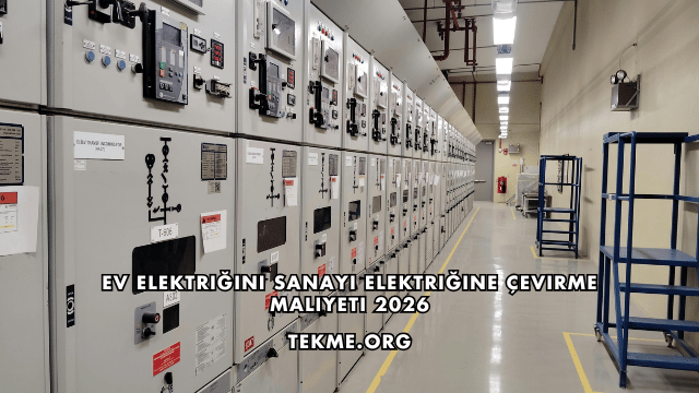 Ev Elektriğini Sanayi Elektriğine Çevirme Maliyeti 2026