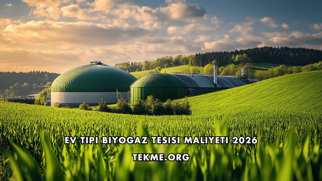 Ev Tipi Biyogaz Tesisi Maliyeti 2026